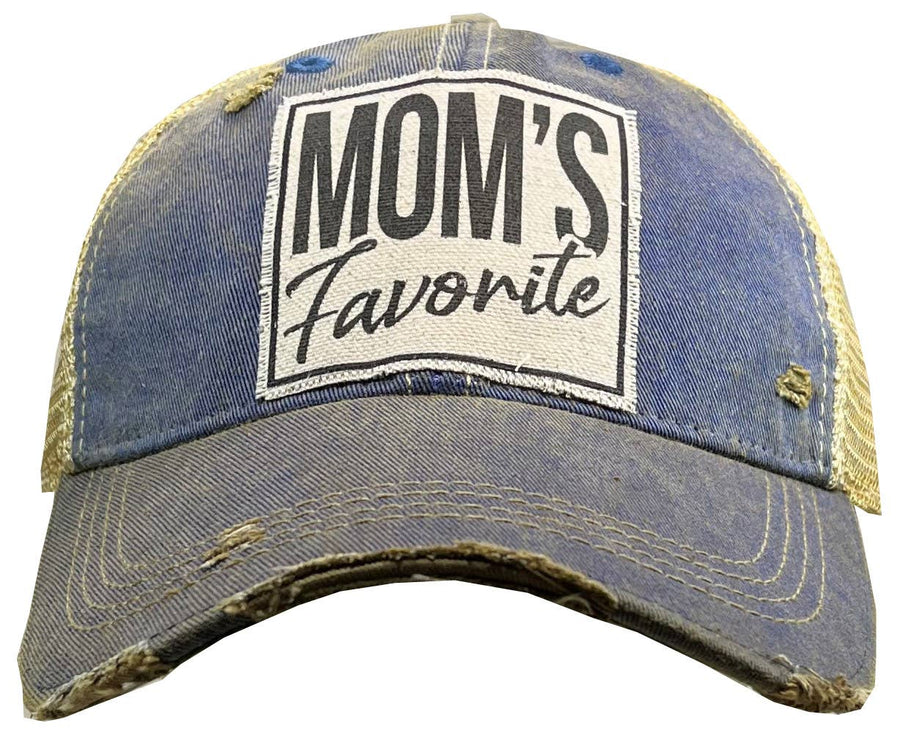 Vintage Life - Mom's Favorite Distressed Trucker Hat Baseball Cap