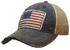Vintage Life - American Flag USA Distressed Trucker Hat Baseball Cap