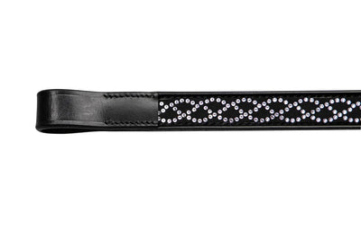 The Grewal Equestrian - INTERTWINING CHAIN BLING BROWBAND