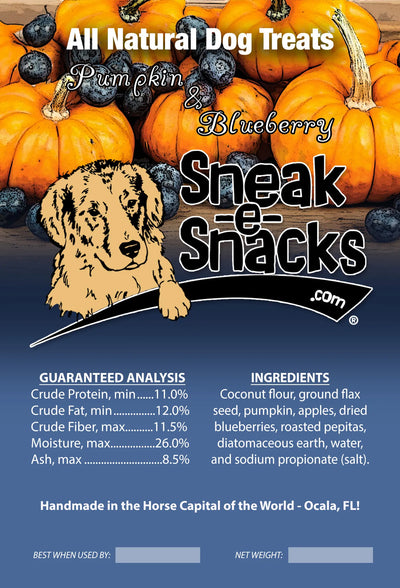 Sneak-e-Snacks Pumpkin & Blueberry Dog Treats