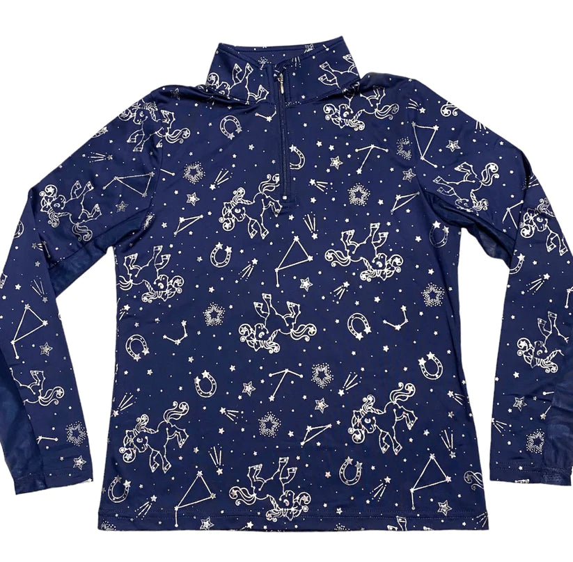 Belle & Bow - Wish Upon a Pony Long Sleeve Sunshirt