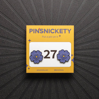 Pinsnickety - Purple Poppy Pins