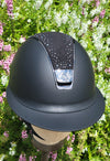 Exclusive Samshield Miss Shield Helmet with Top Night Pearl - Black