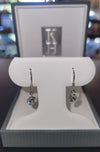 KELLY HERD CLEAR STONE NAKED EARRING - 1CT