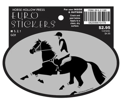 Horse Hollow Press - Euro Oval Stickers