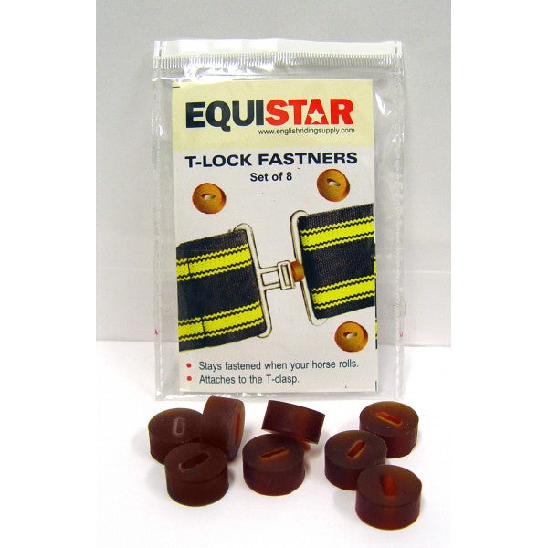 Centaur® Eco Pure Rubber Surcingle T-Locks Set-8 - One Size