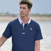 Romfh® Men's Polo Short Sleeve Show Shirt - Navy/White