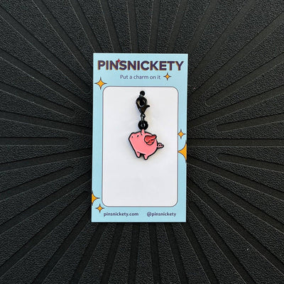 Pinsnickety - Flying Pig Charm