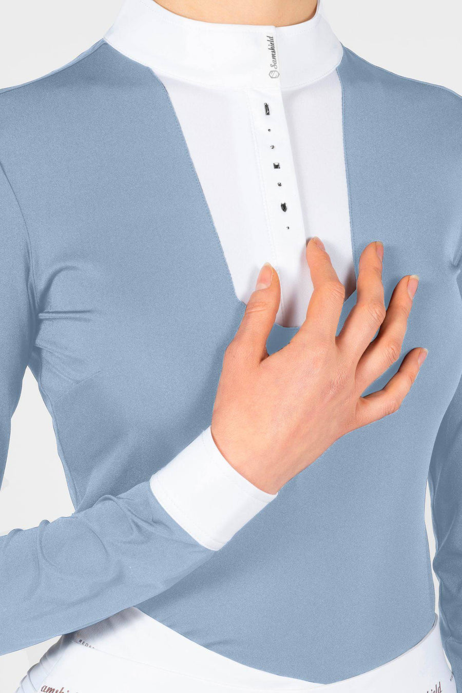 Samshield - Faustina Holographic Woman's Show Shirt - SS'22 - Exceptional Equestrian