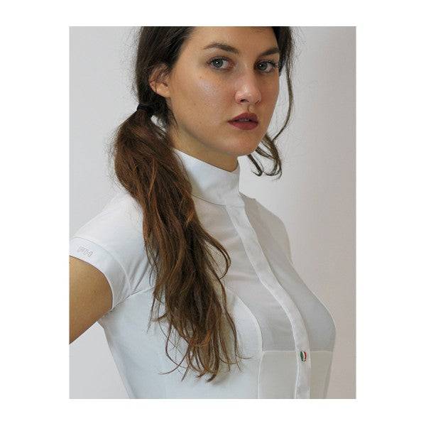 ForHorses Aria Show Shirt White - Exceptional Equestrian