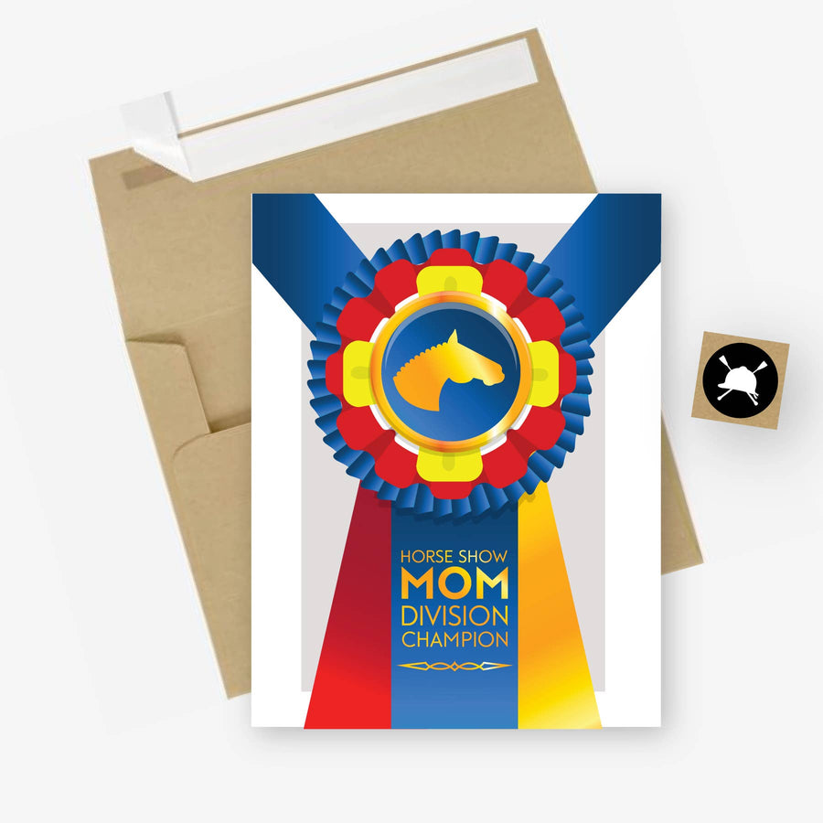 Hunt Seat Paper Co. - Horse Show Mom Equestrian Horse Greeting Card