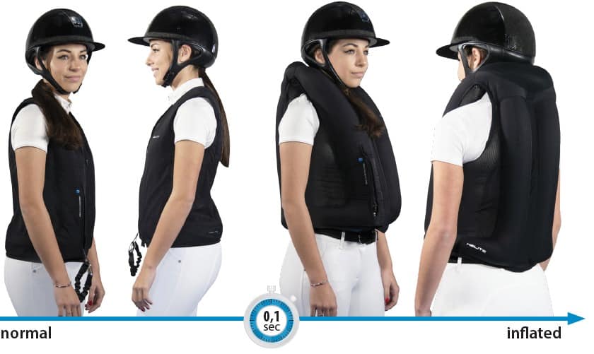 Helite “Airbag Zip’In 2” Equestrian Safety Vest - Exceptional Equestrian
