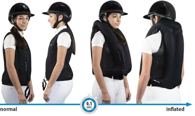 Helite “Airbag Zip’In 2” Equestrian Safety Vest - Exceptional Equestrian