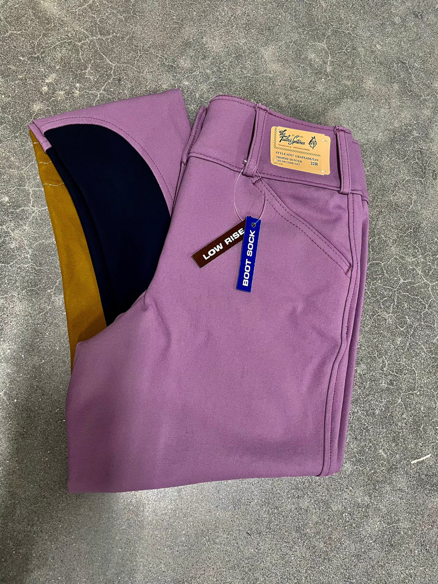 Tailored Sportsman 1927 LR FZ Bootsock - Grapeade/Tan - Exceptional Equestrian