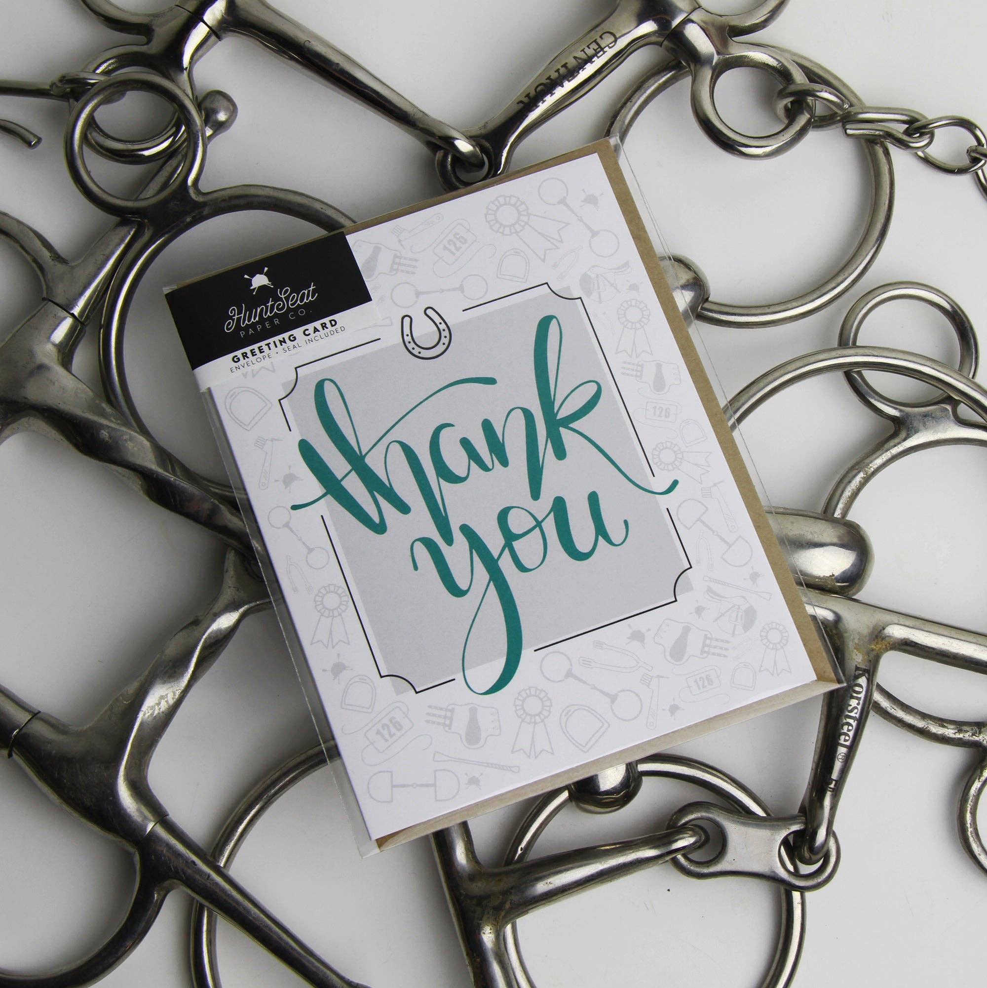 Hunt Seat Paper Co. - Thank You Greeting Card for Equestrians