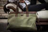 Oakbark & Chrome - Weekender Bag In Brindle & Sage - Exceptional Equestrian