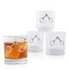 Arthur Court - Equestrian Bit Bar Glasses Set of 4