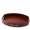 Vagabond House - Equestrian Horse Bit Leather Tray