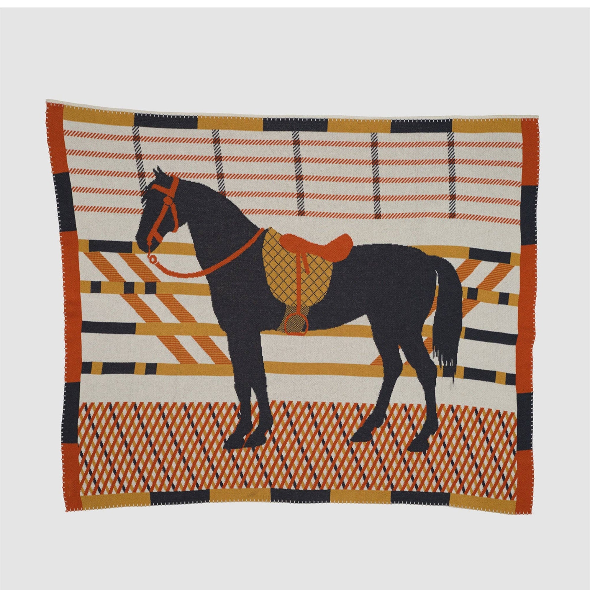 In2Green - Equestrian Cheval Throw Blanket