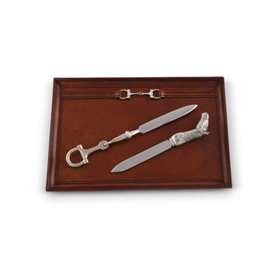 Vagabond House - Premium Genuine Leather Equestrian Bit Catchall Tray