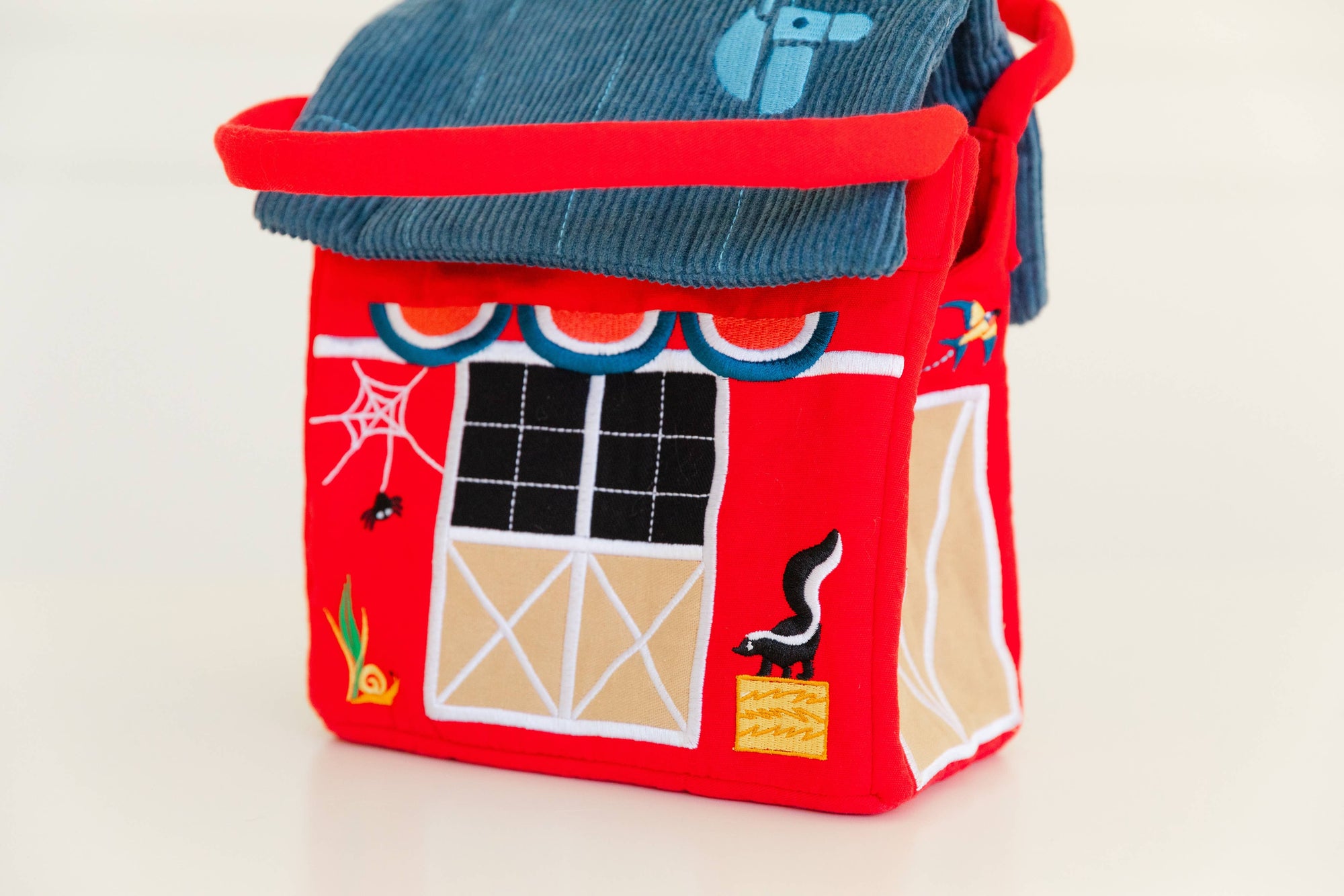 Piccoli Horses - BARN BAG - RED