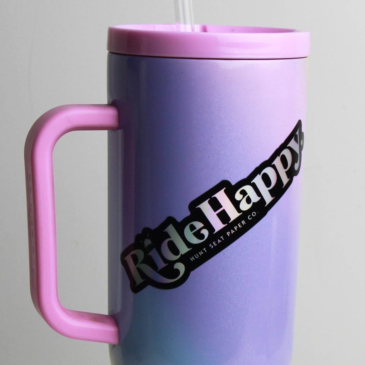 Hunt Seat Paper Co. - Ride Happy Holographic Sticker - Exceptional Equestrian