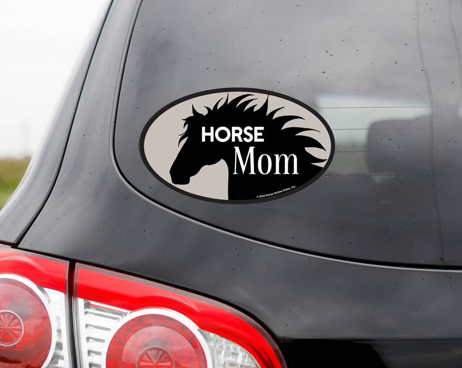 Horse Hollow Press - Oval Equestrian Horse Sticker / Horse Mom / WATERPROOF