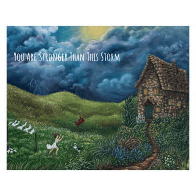 Forever Caroline - Encouragement Card - "You Are Stronger Than This Storm"