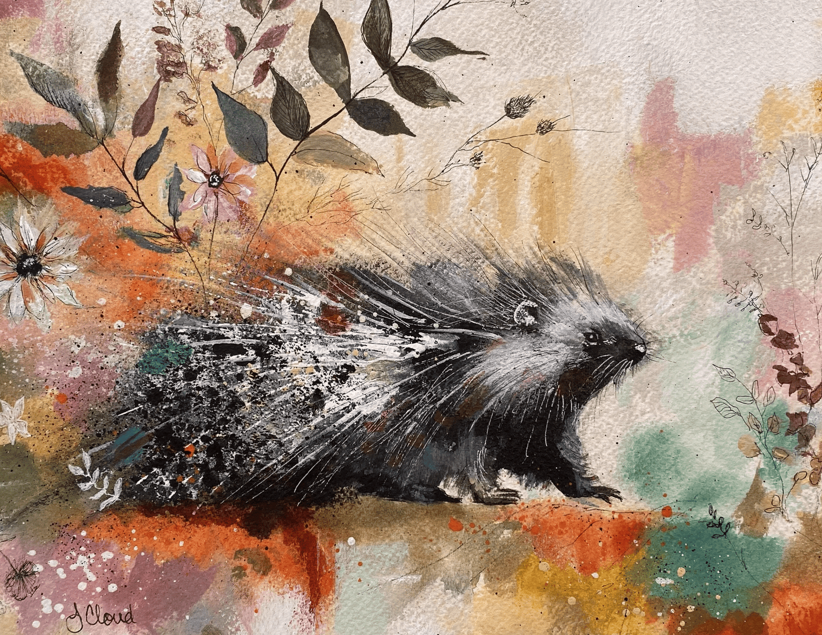 Forever Caroline - Woodlands Porcupine All-Occasion Greeting Card