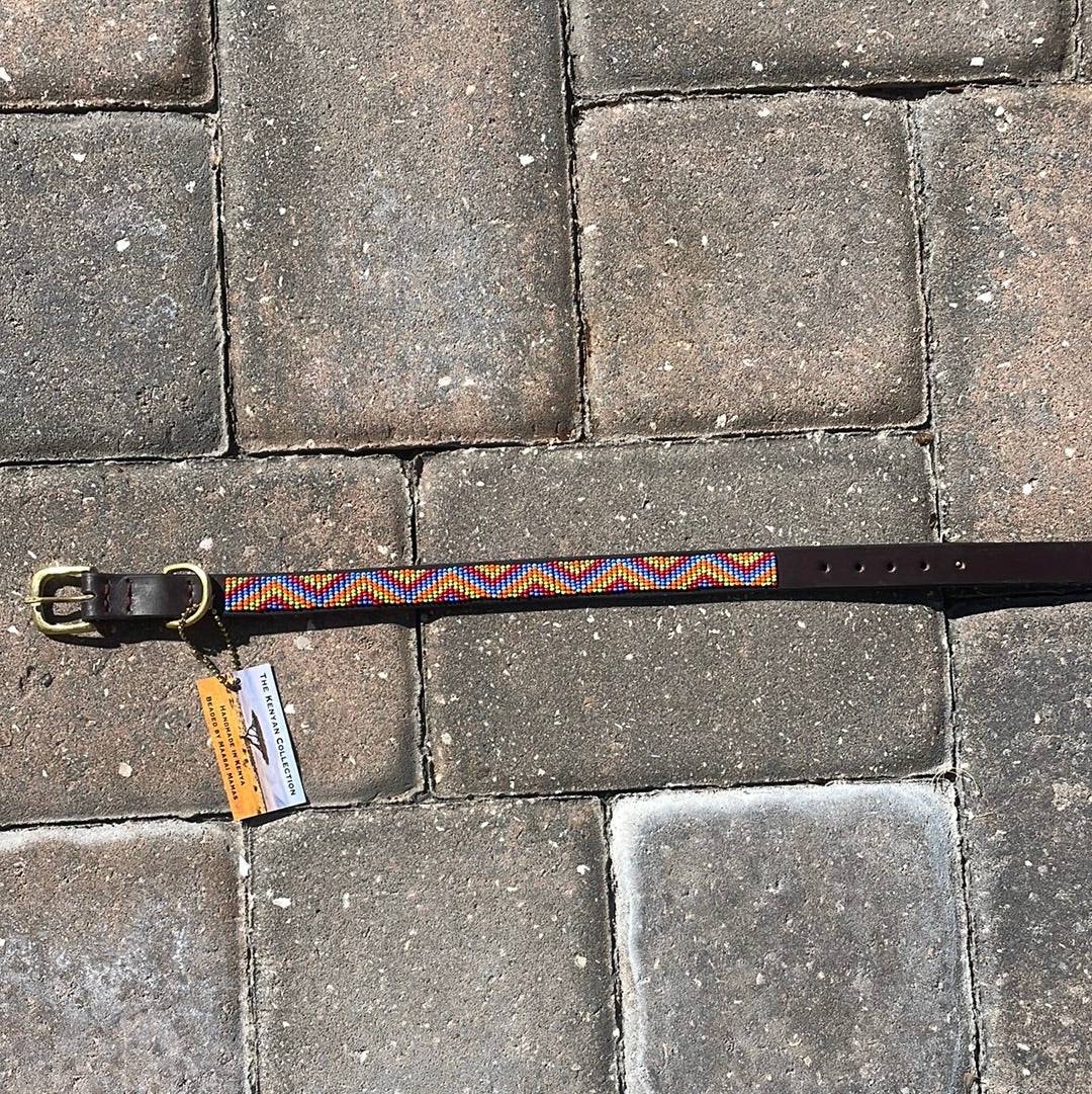 "Raha (Joy)" Beaded Dog Collar - Exceptional Equestrian