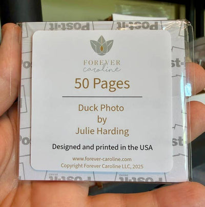 Forever Caroline - Sticky Notes w/ Mallard Ducks & Ducks in a Row | 50 Sheets