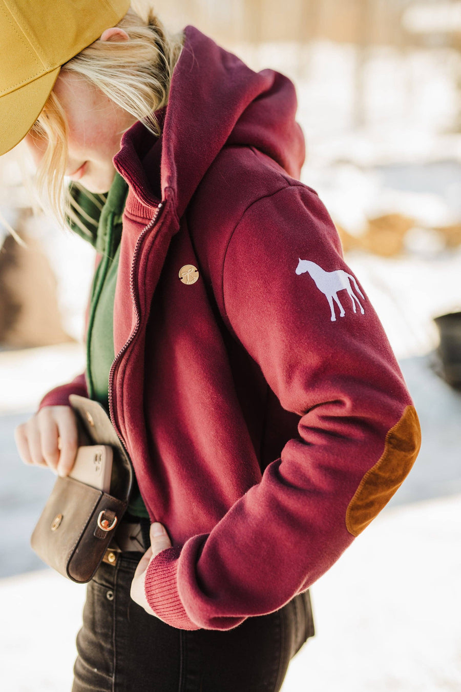 Spiced Equestrian - Cuddle Hoodie in Rosewood - Exceptional Equestrian 