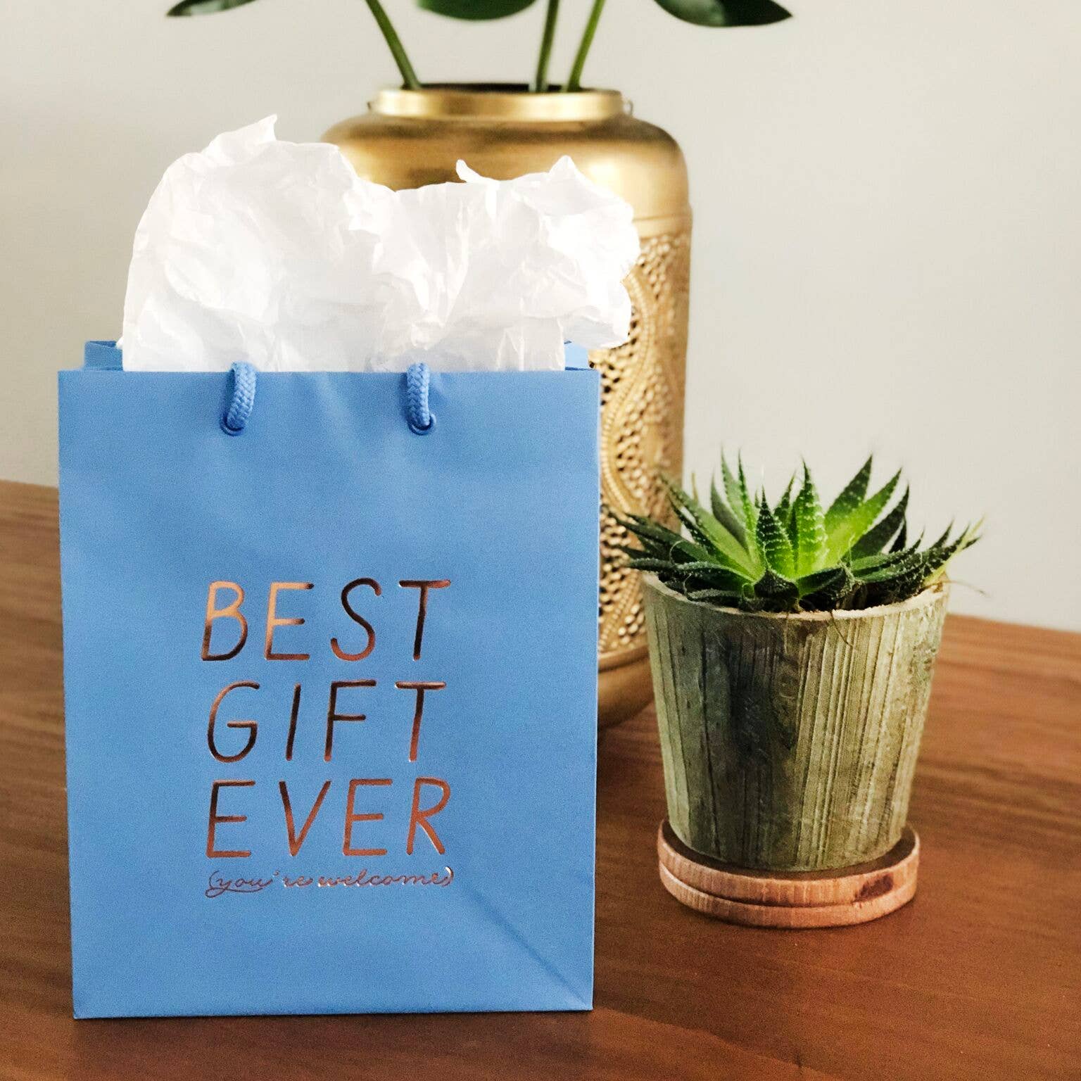 Steel Petal Press - Best Gift Ever Foil-Stamped Gift Bag