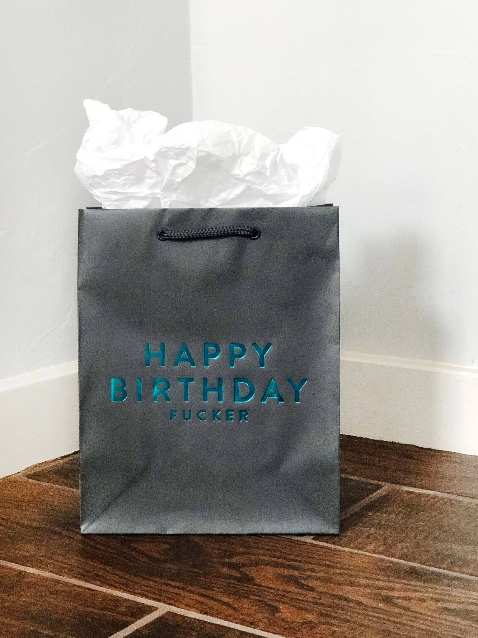 Steel Petal Press - Birthday Fucker Foil-Stamped Gift Bag