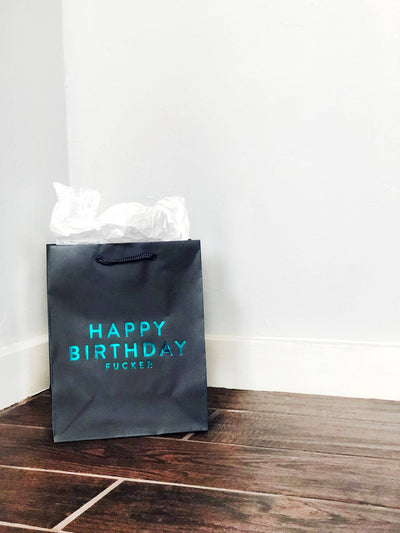 Steel Petal Press - Birthday Fucker Foil-Stamped Gift Bag