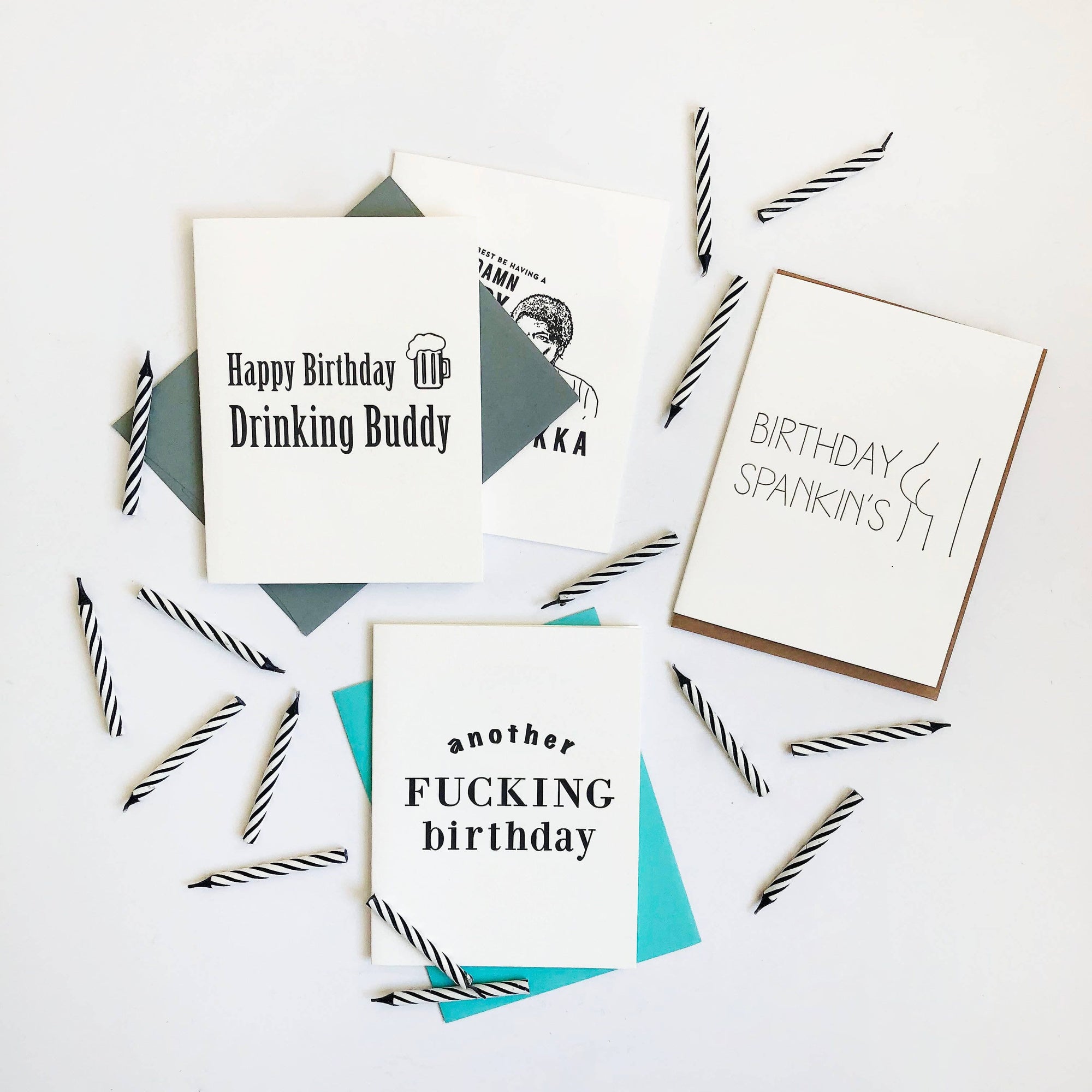 Steel Petal Press - Fucking Birthday - Letterpress Birthday Greeting Card