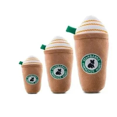 Haute Diggity Dog - Starbarks Frenchie Roast W/ Straw Squeaker Dog Toy - Exceptional Equestrian