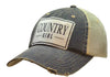 Vintage Life - Country Girl Distressed Trucker Hat Baseball Cap - Exceptional Equestrian 