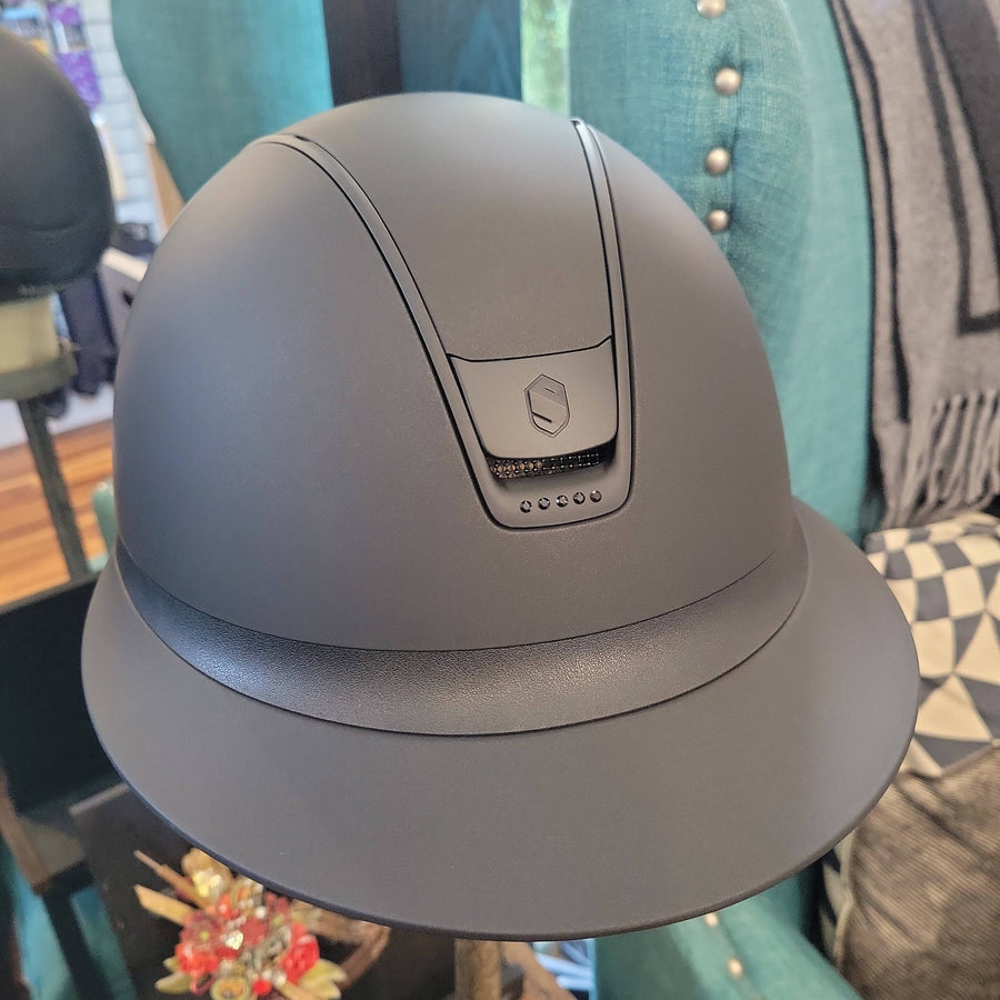 2.0 Samshield Miss Shield Shadowmatt Dark Line w/ 5 Jet Black Crystals - Exceptional Equestrian 