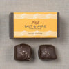 Harbor Sweets - Salt & Ayre Crystallized Ginger Dark Chocolate Box 16 Pcs