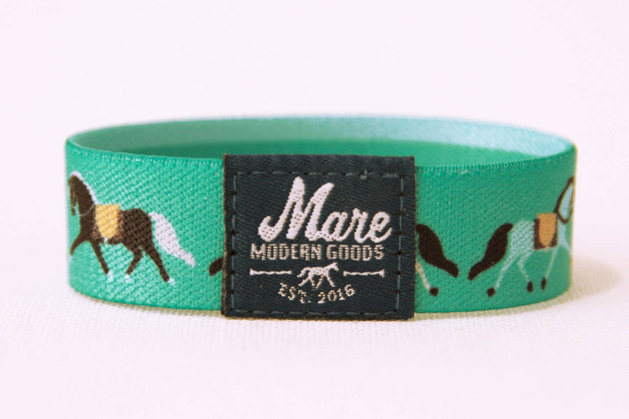 Mare Modern Goods - "One Stride at a Time" Mindfilly Band (GG Teal)