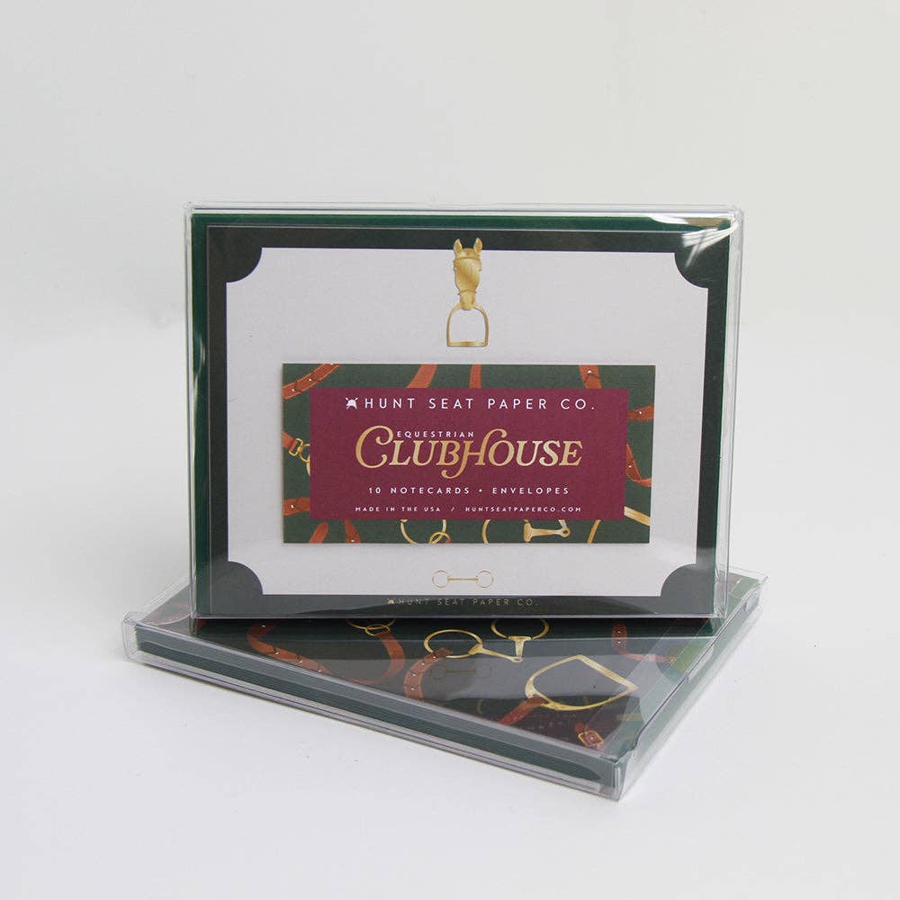 Hunt Seat Paper Co. - Equestrian Clubhouse Notecards