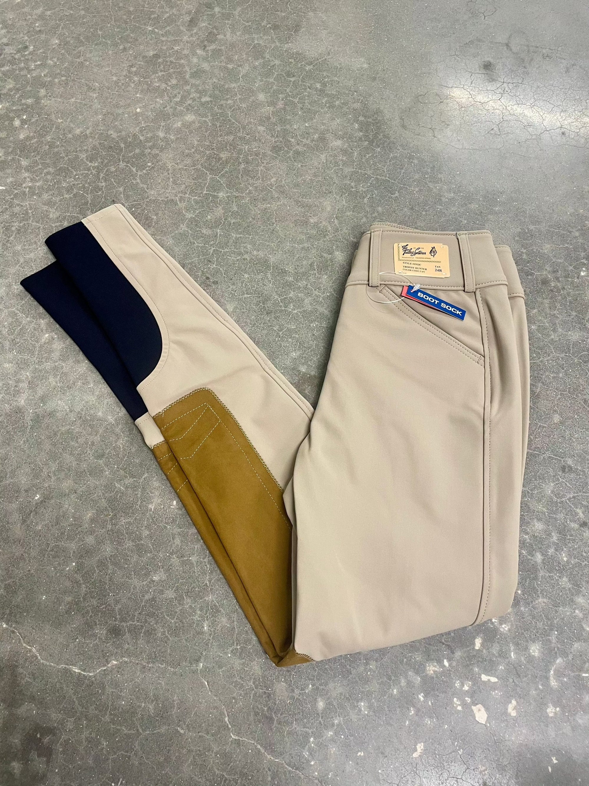 Tailored Sportsman - 1917C LR FZ Women's Bootsock - Tan