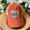 Vintage Life - Bad Decisions Make Good Stories Distressed Trucker Cap - Exceptional Equestrian