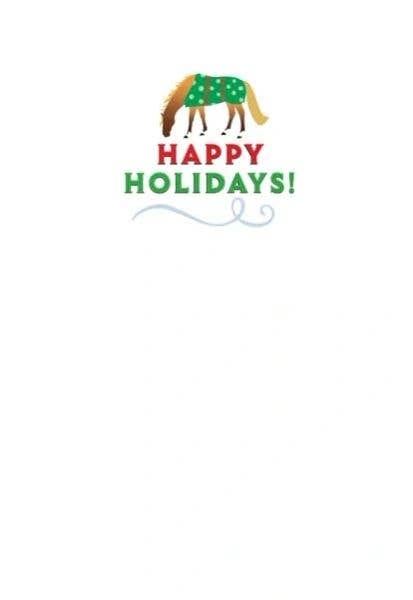 Horse Hollow Press - Horse Christmas Card / New England / Holiday Greeting Card