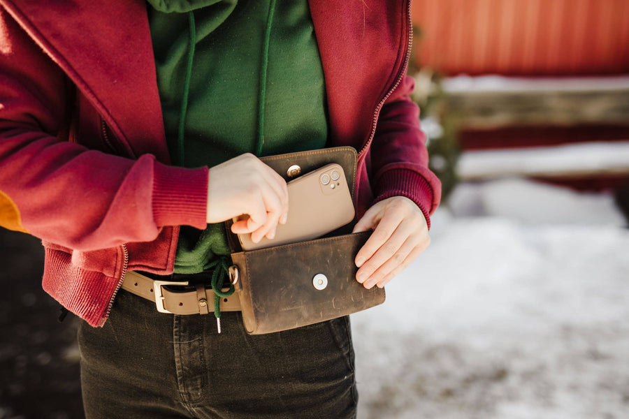 Oakbark & Chrome - Rider Belt Bag in Havana - Exceptional Equestrian 