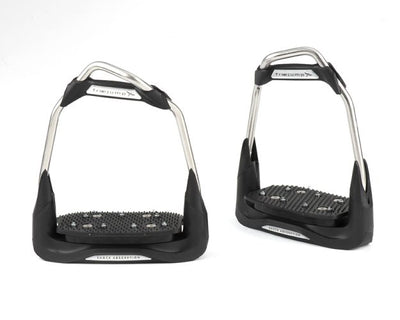 FreeJump - AirS Stirrups Silver/Black