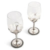 Arthur Court - Equestrian Pair of Wine Glasses