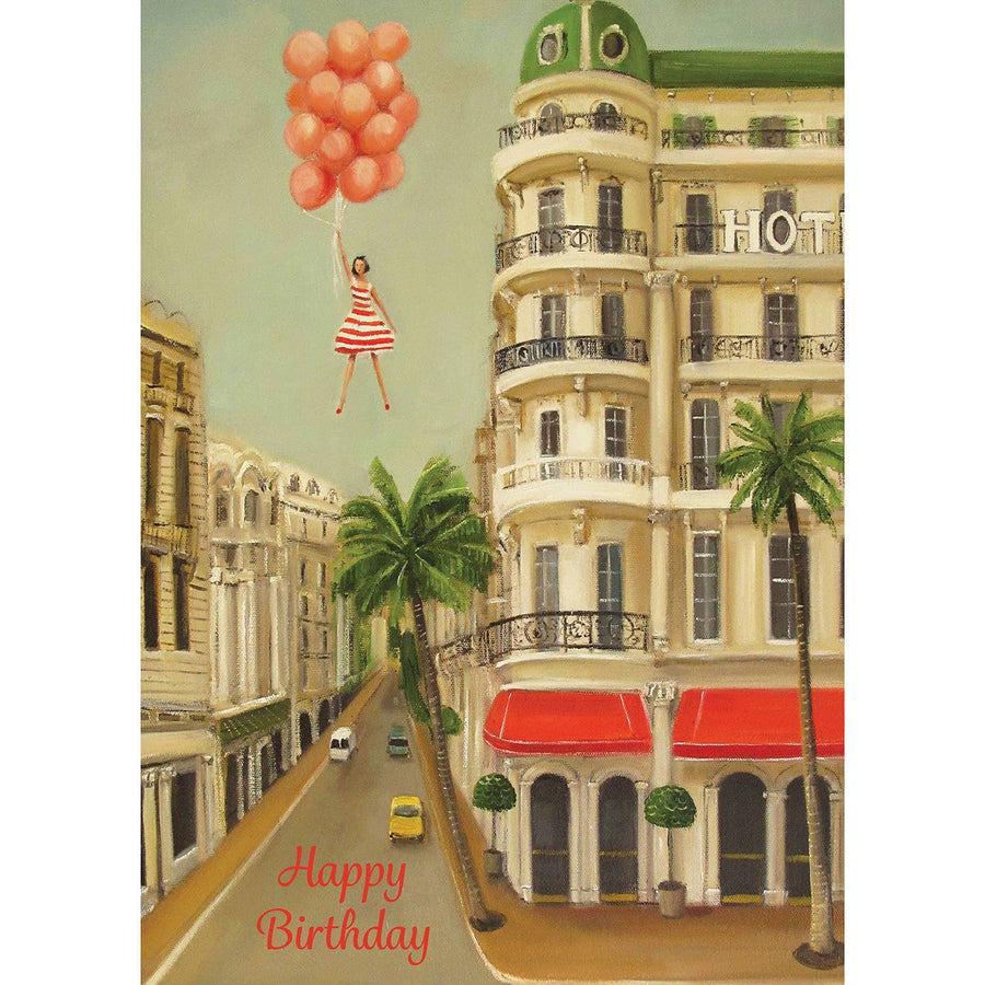 Hester & Cook - Stationery - Lucy With Balloons Card