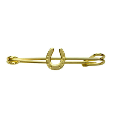 Exselle Plain Horseshoe Stock Pin - Exceptional Equestrian